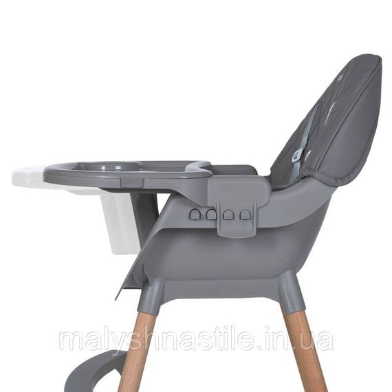 Стульчик для кормления LUMI ME 1111 Gray экокожа | Зображення 2