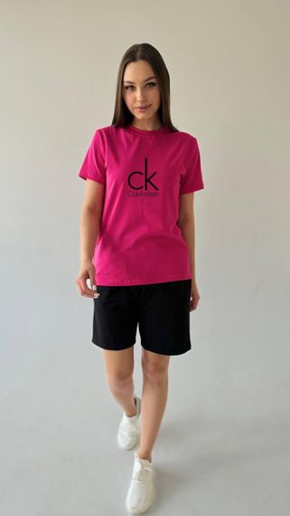 Жіноча футболка Calvin Klein рожева | Зображення 2