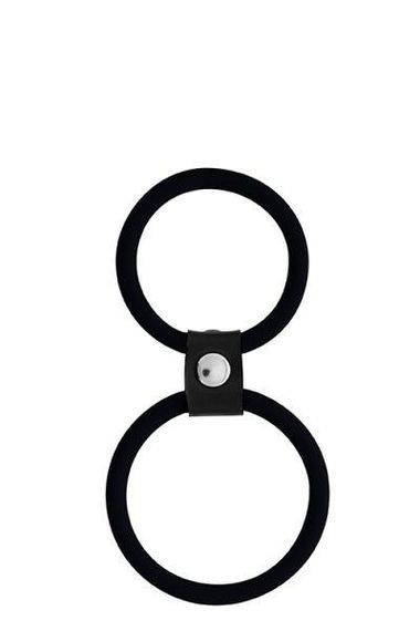 Ерекційне кільце MENZSTUFF DUAL RINGS, BLACK Sex Aura