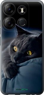 Чохол на Infinix Smart 7 Димчастий кіт "825u-3195-2448"