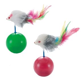 Іграшка CattyMan Up & Down Mouse різнокольорова, 5.5 см