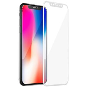 3D Metall захисне скло для iPhone X/XS 5.8" - Silver