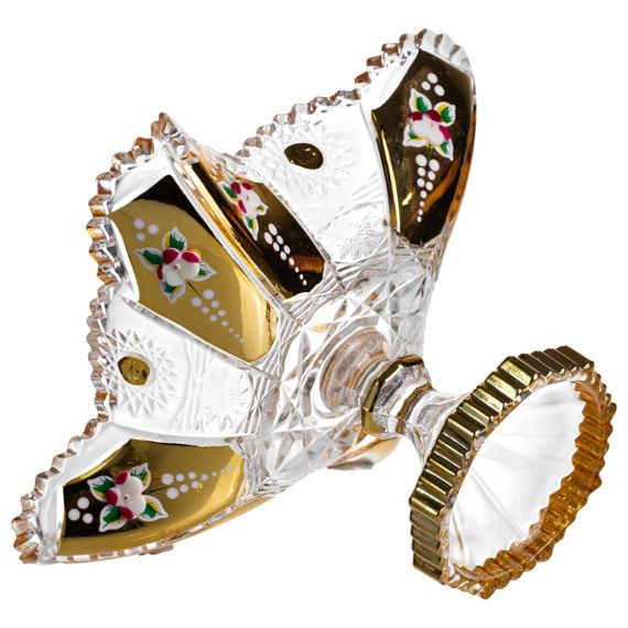 Цукерниця скляна Crystal 12 см Yiwu HP-34-139 | Зображення 3