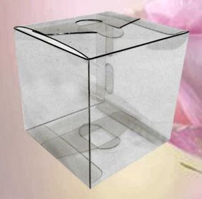 Коробка высечка 150*150*150  Пластик пищевой прозрачный