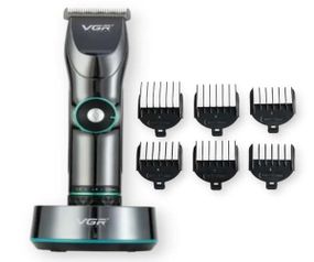 Професійна бездротова машинка для стрижки волосся та бороди VGR V-256 Чорний (V-256_1116)