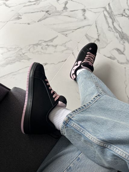 Кросівки DC Court Graffik Black Pink , В'єтнам , Снікерcи DC Court Graffik Black Pink | Зображення 6