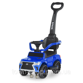 Каталка-толокар Bambi Racer M 4808EL-4 синий 2 в 1