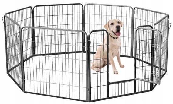Металевий манеж карта MALATEC 23769 вольєр для тварин 80*80 см 8 секцій | Зображення 6