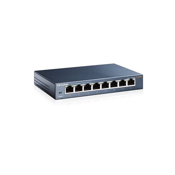 Коммутатор TP-LINK TL-SG108 8xGE неуправляемый Метал. корпус (TL-SG108) | Зображення 3