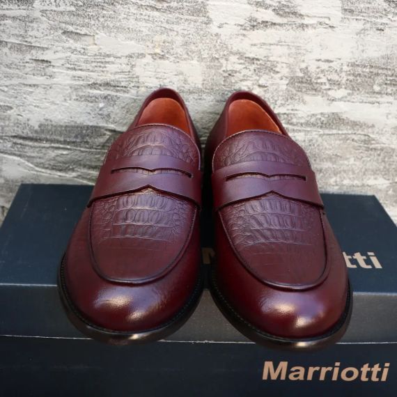 Чоловічі туфлі Лофери коричневі 43 розмір | Зображення 2