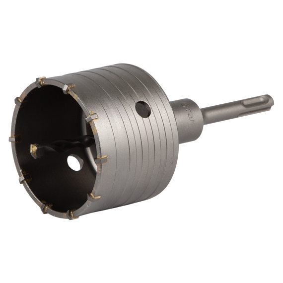 Коронка по бетону Grad Ø80×70 мм 10 зубців + хвостовик 110 мм SDS-plus (1514405) | Зображення 1