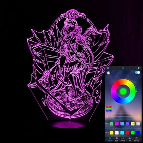 Акриловий світильник-нічник керування з телефона Сегун Райден Баал 2 tty-n001695