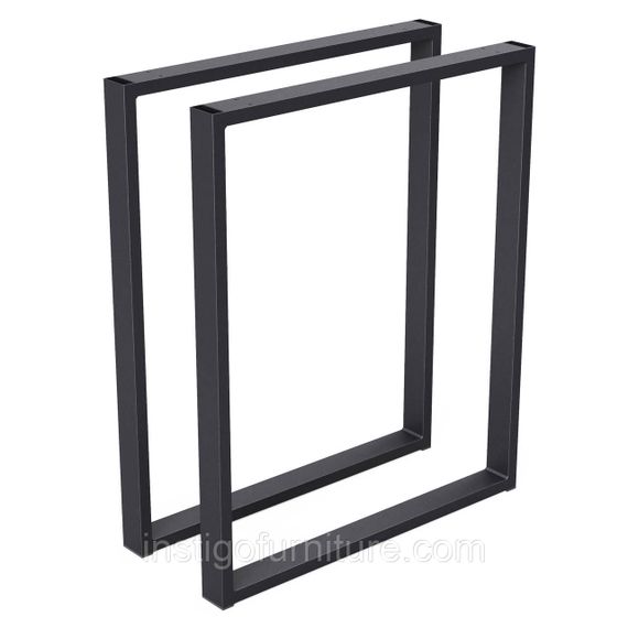 Комплект опор для столу з металу 600×50mm, H=730mm (профільна труба: 50x20mm)
