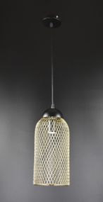 Люстра підвісна LOFT на 1 лампочку 26313 Чорний 40-200х16х16 см.