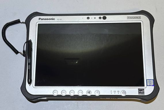 Захищений планшет Panasonic Toughpad FZ-G1 / 10,1" (1920x1200) IPS Touch / Intel Core i5-7300U (2 (4) ядра по 2,6 - 3,5 ГГц) / 8 ГБ DDR3 / 256 ГБ SSD / Intel HD Graphics 620 / WebCam / Win 11 Pro б/в | Зображення 1