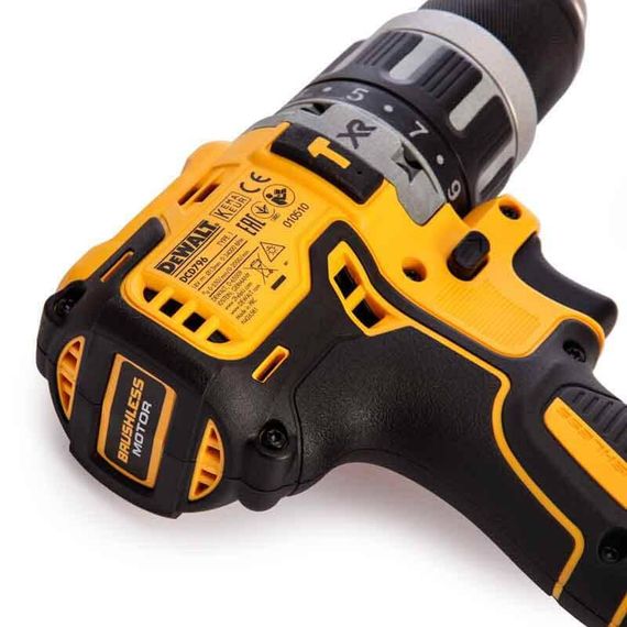 Дрель-шуруповерт аккумуляторная бесщеточная ударная 70 Нм DeWALT DCD796D2 | Зображення 6