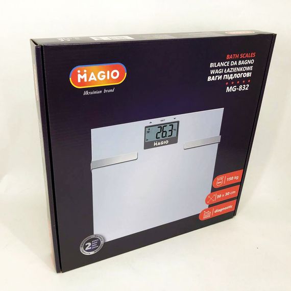 Ваги електронні для підлоги MAGIO MG-832 | Ваги для підлоги | Електронні JE-303 ваги підлогові | Зображення 2