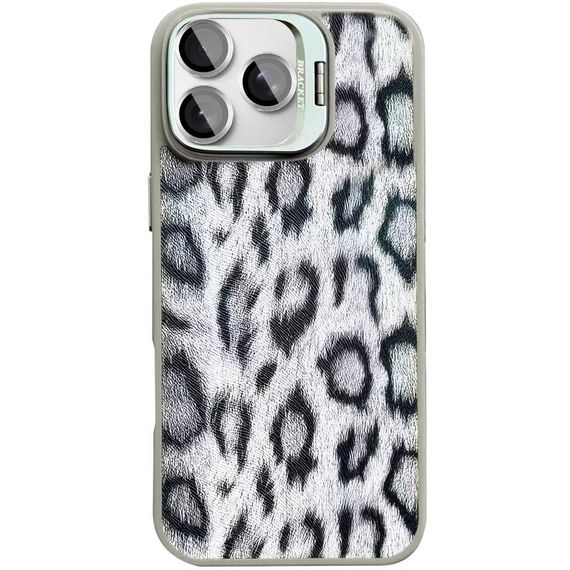 Чохол TPU+PC Wild Leopard with Magnetic Fit and Lens для Apple iPhone 15 Pro Max (6.7") Grey | Зображення 4