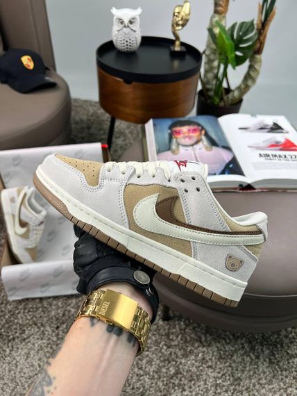 Кросівки SB Dunk Low SE “85 Double Swoosh Light Grey Sand , В'єтнам 40 25.5 | Зображення 4