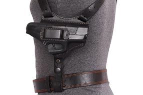 Кобура для Форт-17 оперативна  поясна  прихованого внутрішньобрючного носіння шкіряна формована зі скобою ms