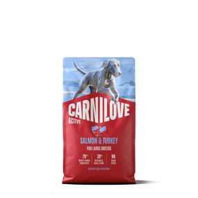 Корм сухий Carnilove Active Salmon & Turkey Large Breed для cобак великих порід лосось та індичка 4 кг