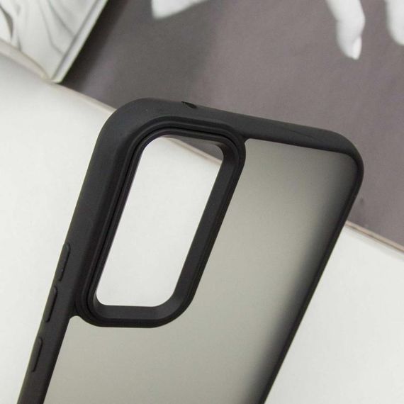 Чохол TPU+PC Lyon Frosted для Samsung Galaxy S25 FE Black | Зображення 3