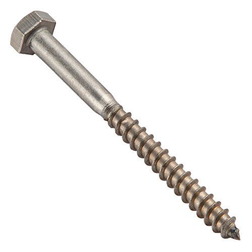 Шуруп з шестигранною головкою, DIN 571, нержавіюча сталь A2 8x80 уп 50 шт snapt