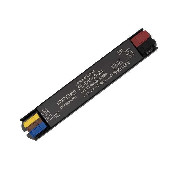 Блок живлення PROLUM™ 24V 60W 2.5А Series "DV"