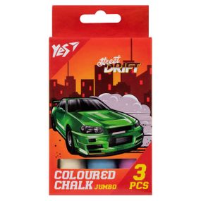 Мел цветной YES JUMBO Street Drift 400494 3 цвета
