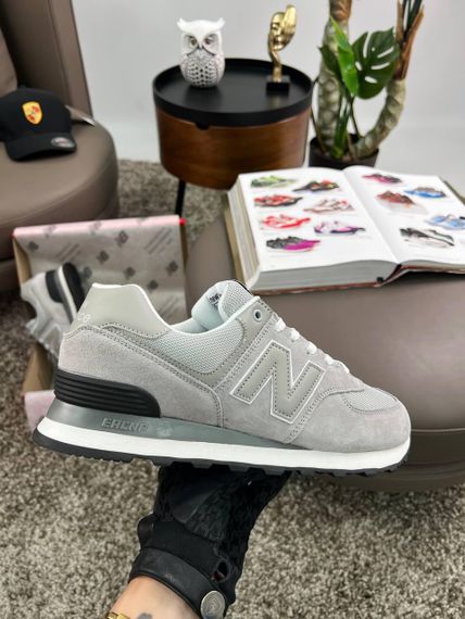 Мужские кроссовки New 574 Light Grey Black Динаміка твого стилю весна / літо / осінь A4179 43 27.5 см | Зображення 3