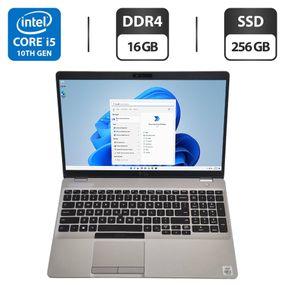 Ультрабук Dell Latitude 5510 / 15.6" (1366x768) TN / Intel Core i5-10310U (4 (8) ядра по 1.7 - 4.4 GHz) / 16 GB DDR4 / 256 GB SSD / Intel UHD Graphics / WebCam б/в