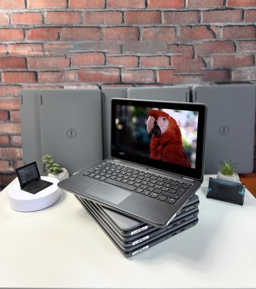 Ноутбук-трансформер Dell Latitude 3120 2-в-1 / 11,6" (1366x768) IPS Touch / Intel Pentium Silver N6000 (4 ядра по 1,1 - 3,3 ГГц) / 4 ГБ DDR4 / 120 ГБ SSD / Intel UHD Graphics / WebCam / Windows 11 б/в | Зображення 1