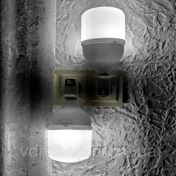 Лампочка для аварийного освещения, аккумуляторная Almina DL-030 , 30 Вт, Е27, до 3 часов работы | Зображення 4