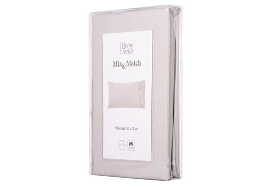 Наволочка Ardesto Mix&Match, 50х70см, 100% бавовна, сатин, айворі (ART5070PCC) | Зображення 2