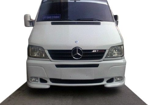 Накладка на бампер 2 фары для Mercedes Sprinter 1995-2006 гг. | Зображення 1