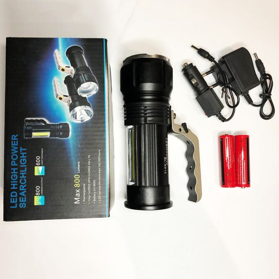 Багатофункціональний тактичний ліхтар Bailong S912-XPE+COB(white+red), LED ліхтар із зарядкою UV-17 | Зображення 8