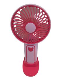 Портативний вентилятор Mini Fan з підставкою під телефон TX-265 6368 USB 3 режими рожевий