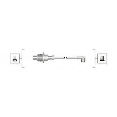 Комплект дротів запалювання (вир-во Magneti Marelli кор.код. MSQ0063) MAGNETI MARELLI 941319170063 на CITROËN ZX (N2)
