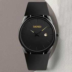 Модний чоловічий годинник SKMEI 1509BK / Чоловічий годинник стильний годинник на руку / AP-309 Кварцовий годинник