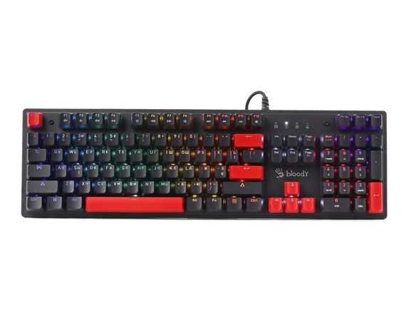 Механічна ігрова клавіатура Bloody S525N (Fire Black), чорна