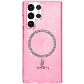 Чохол TPU Eclipse Sparkle (MagFit) для Samsung Galaxy S24 Ultra Pink