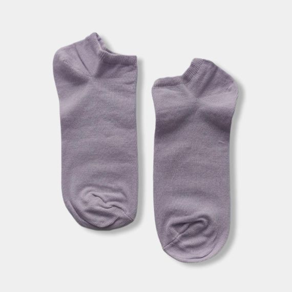 Короткі шкарпетки жіночі однотонні Twinsocks р-23-25(38-40) сірий, чорний, білий, жовтий, бузок, персиковий | Зображення 3