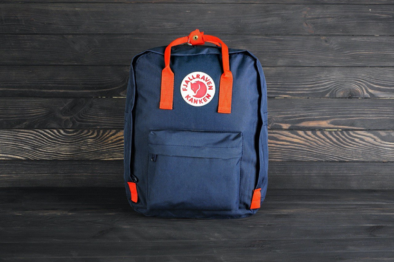 Рюкзак канкен сине-красный