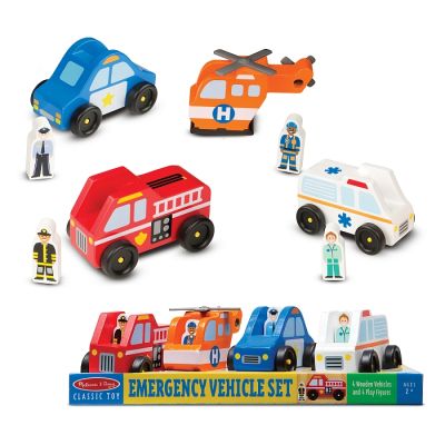 Ігровий набір Melissa&amp;Doug Дерев&apos;яний аварійний набір Транспорт (MD19285) | Зображення 2
