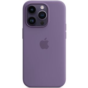Чехол Silicone case (AAA) full with Magsafe для Apple iPhone 14 Pro (6.1") Фиолетовый / Iris