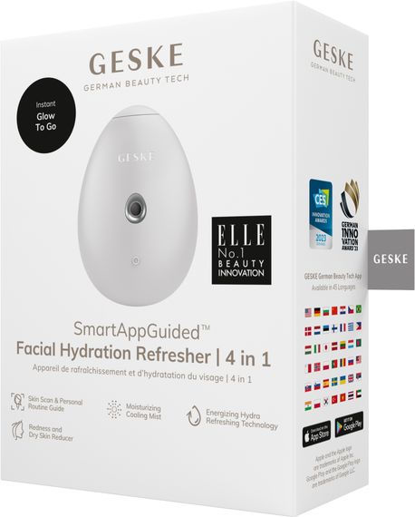 Електронний освіжувач для зволоження обличчя GESKE Facial Hydration Refresher 4в1 white | Зображення 7