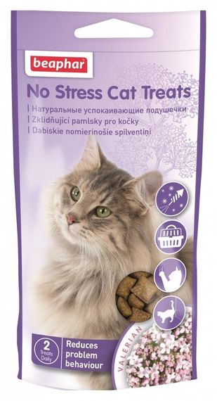 Лакомство для котов с успокаивающим действием No Stress Cat Treats, 35 гр