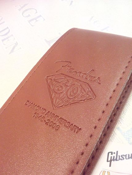 Ремень Fender нубук фендер для електрогітари гітари коричневий | Зображення 2