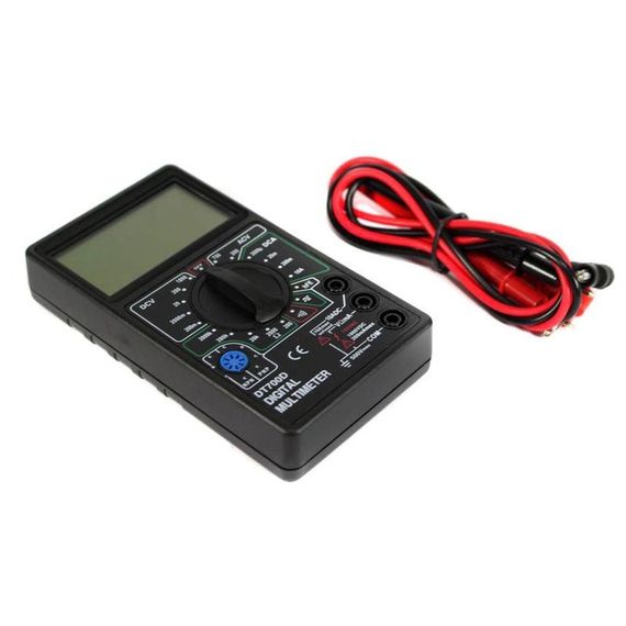 Цифровой мультиметр Digital Tech DT700D большой дисплей (со звуком), мультиметр с защитой | Зображення 6