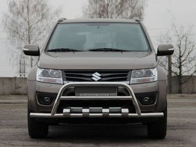 Кенгурятник ST-WT-15 (нерж.) для Suzuki Grand Vitara 2005-2017 гг